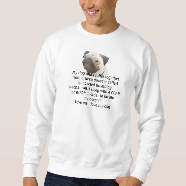 Sweatshirt "Doggie Sleep Disorder" (Devant)