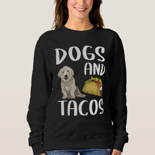 Sweatshirt Dogs And Tacos Glen of Imaal Terrier Mexican Food (Devant)