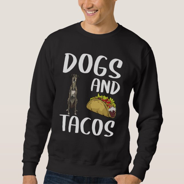 Sweatshirt Dogs And Tacos Sloughi Mexican Food (Devant)