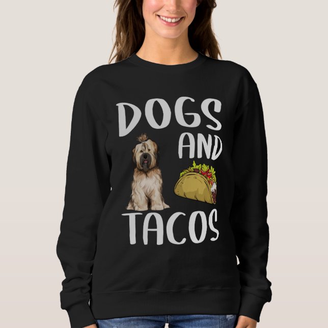 Sweatshirt Dogs And Tacos Tibetan Terrier Mexican Food (Devant)