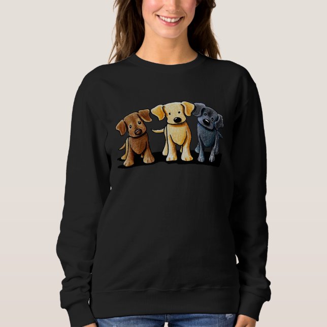Sweatshirt Dogs Make Me Happy Humans Make My Head Hurt (Devant)