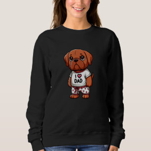 Sweatshirt Dogue De Bordeaux J'Aime Papa Chien Drôle Père