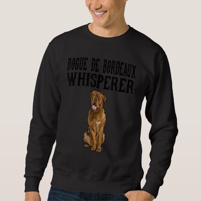 Sweatshirt Dogues De Bordeaux Wisperer Chien (Devant)