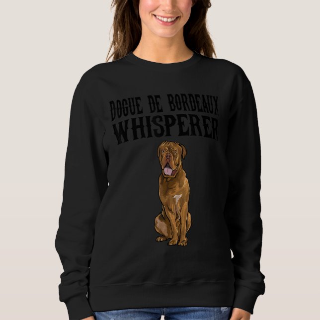 Sweatshirt Dogues De Bordeaux Wisperer Chien (Devant)