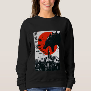 Sweatshirt Dogzilla Chien Japonais Art Drôle Drôle Dons Chien