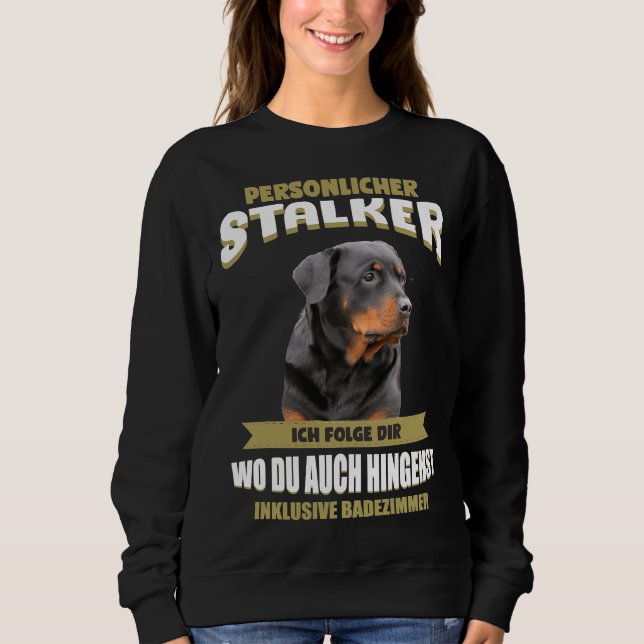 Sweatshirt Doigt Rottweiler Rotti (Devant)
