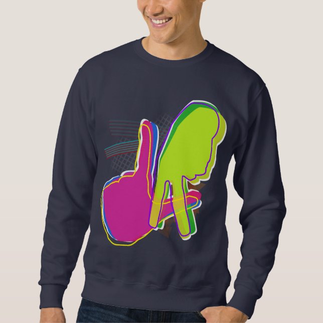 Sweatshirt Doigts de LA (Devant)