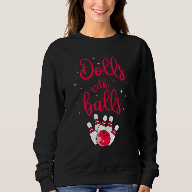 Sweatshirt Dolls with Balls Bowling (Devant)