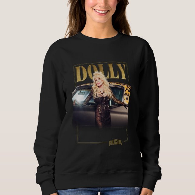 Sweatshirt Dolly Parton Rockstar Gold (Devant)