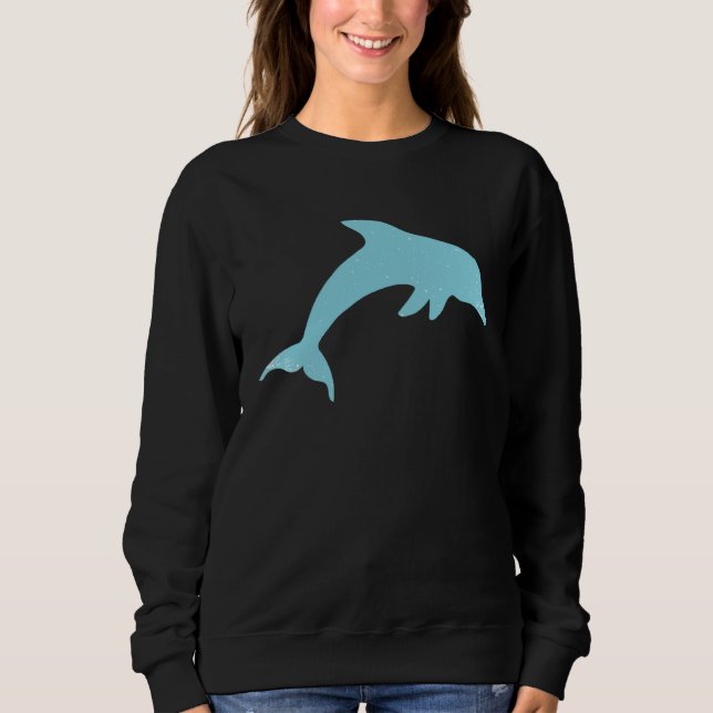Sweatshirt Dolphin Aquatic Mammal Sea Animal (Devant)
