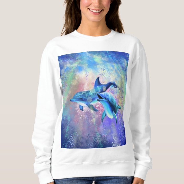 Sweatshirt Dolphin en couple (Devant)
