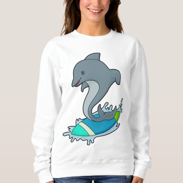 Sweatshirt Dolpin comme Surfer avec Surfer (Devant)