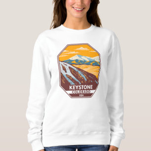 Sweatshirt Domaine skiable d'hiver de Keystone Colorado 