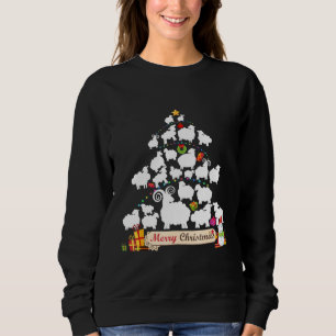Sweatshirt Don d'arbre de Noël mouton Drôle cadeau de Noël