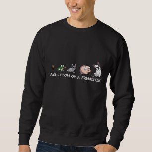 Sweatshirt Don de chien Évolution D'Un Français