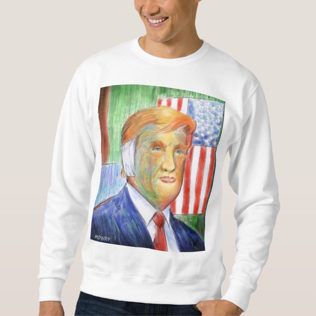 Sweatshirt Donald Trump Van Gogh (Devant)