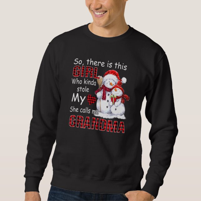 Sweatshirt Donc Il Y A Cette Fille Qui Kinda A Volé Mon Coeur (Devant)