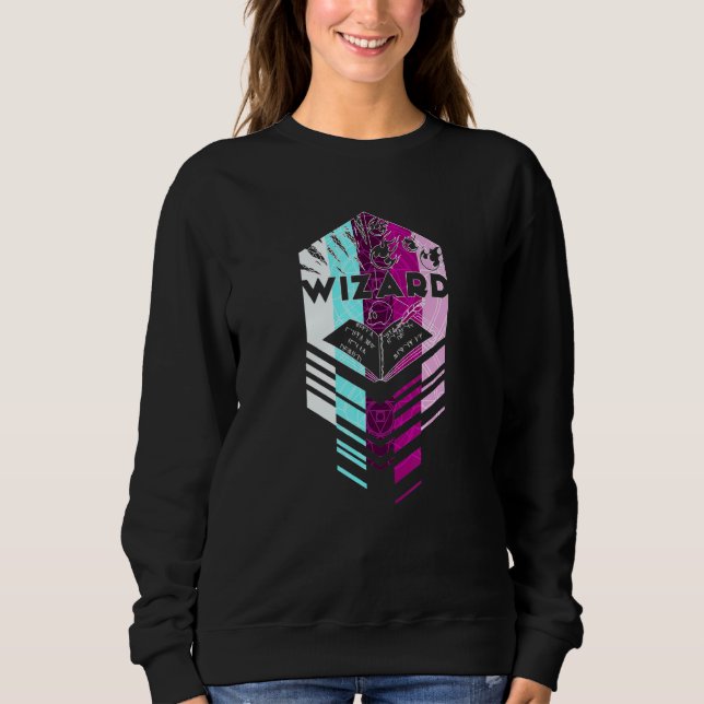 Sweatshirt Donjons Dragons D20 Magicien (Devant)