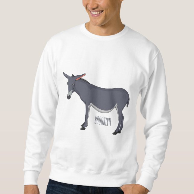Sweatshirt Donkey cartoon (Devant)