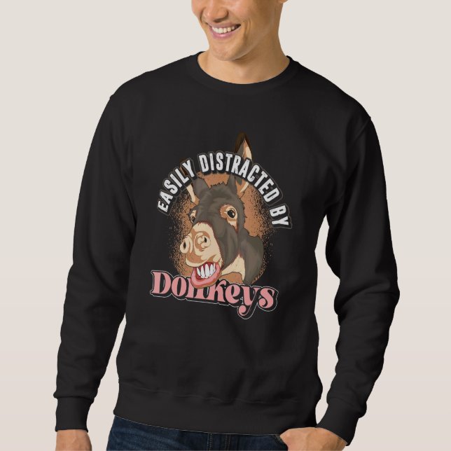 Sweatshirt Donkey Farm Animal Farmer Donkey (Devant)