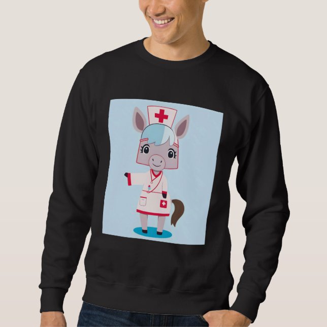 Sweatshirt Donkey Nurse for Donkey  Donkey (Devant)