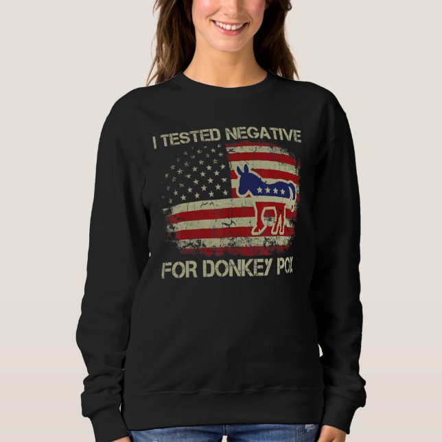 Sweatshirt Donkey Pox The Disease Destroying America 2 (Devant)