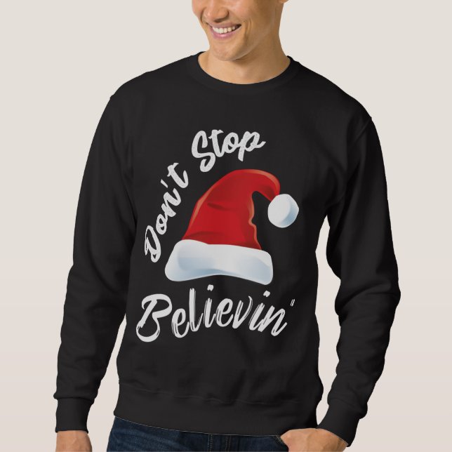 Sweatshirt Donkey Santa Hat Donkey Lover mignonne Donkey Chri (Devant)