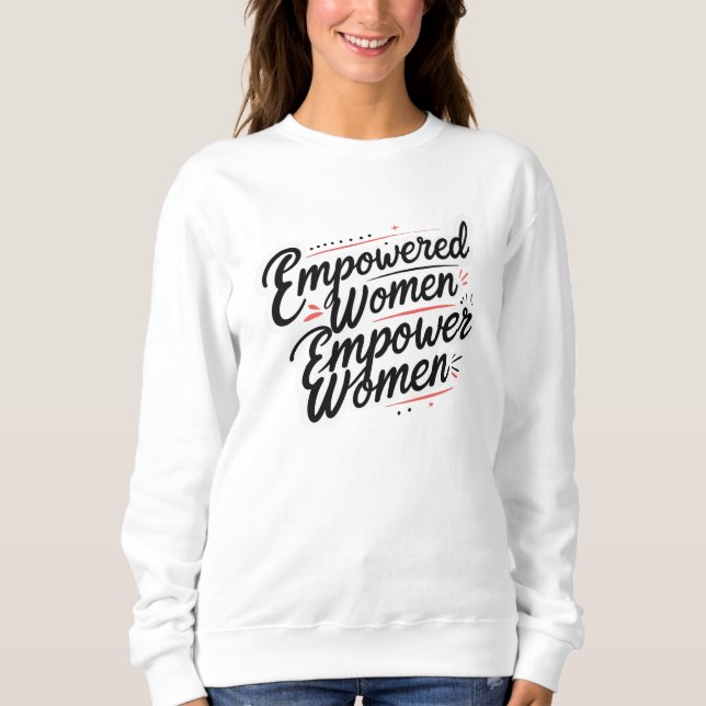 Sweatshirt Donner aux femmes les moyens d'agir (Devant)