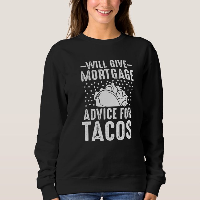 Sweatshirt Donnera des conseils hypothécaires à l'agent de pr (Devant)