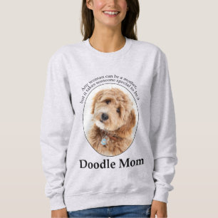 Sweatshirt Doodle Chien Maman