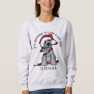 Sweatshirt Doodle Chien Noël