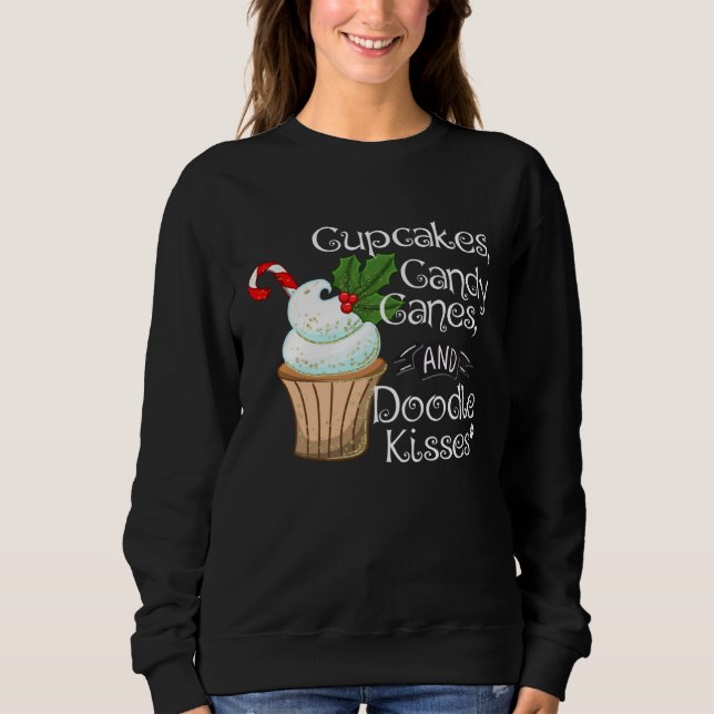 Sweatshirt Doodle Christmas  Aussiedoodle Bordoodle Sheepadoo (Devant)