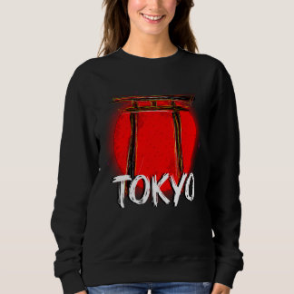 Sweatshirt Doodle de Tokio: La majestuosidad del torii frente