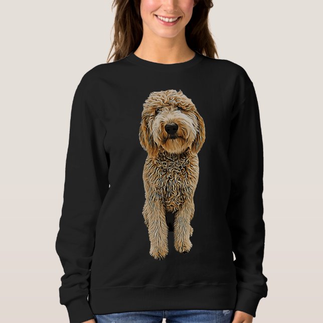 Sweatshirt Doodle doré de Labradoodle (Devant)