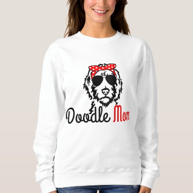Sweatshirt Doodle Maman Goldendoodle Labradoodle Chien Golden (Devant)