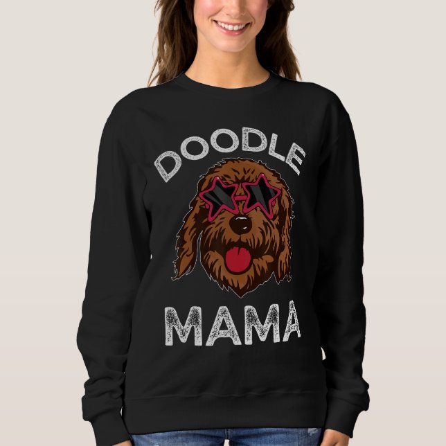 Sweatshirt Doodle Mom Labradoodle Dog  For Mother s Day (Devant)