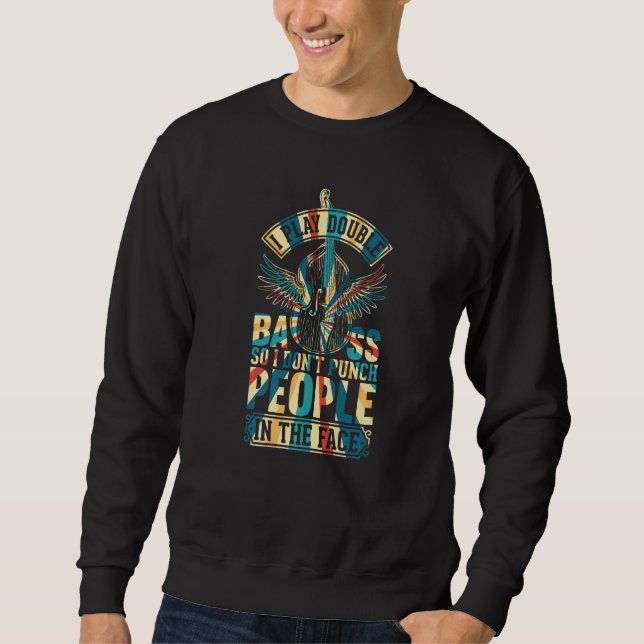 Sweatshirt Double Bass Player (Devant)