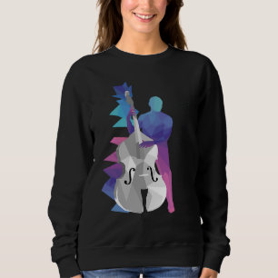 Sweatshirt Double basse Double bassiste Idée de l'instrument