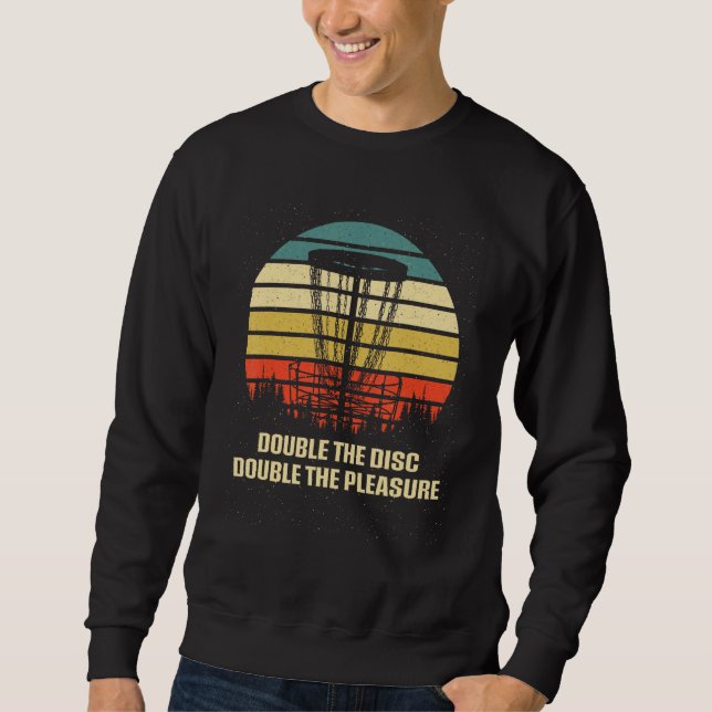 Sweatshirt Double Disque Double Plaisir Dictons de Golf à Dis (Devant)
