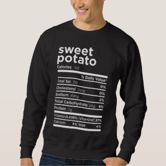 Sweatshirt Douce Pomme de terre La valeur nutritive Drôle Tha