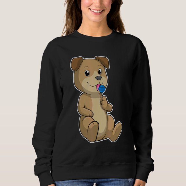Sweatshirt Douces de chien Lollipop (Devant)