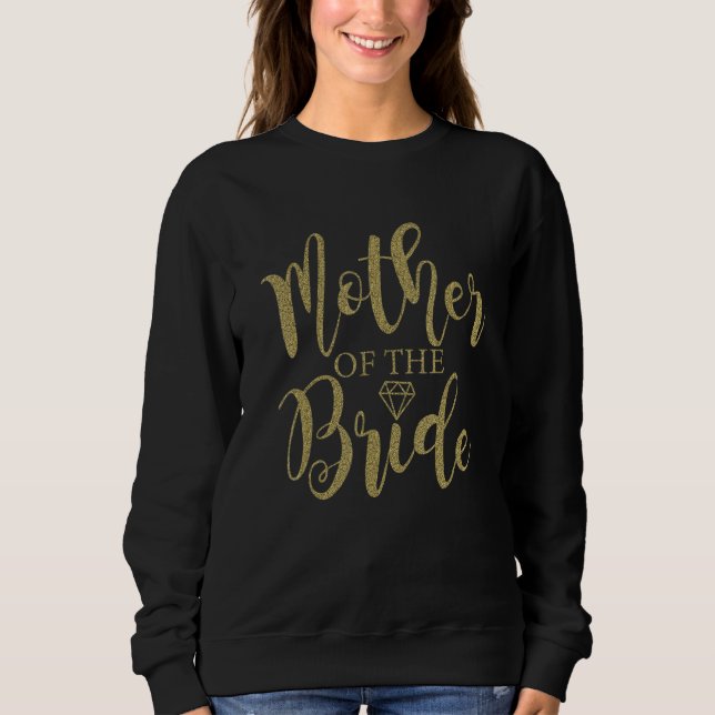 Sweatshirt Douche de mariage pour maman de la part de la mari (Devant)