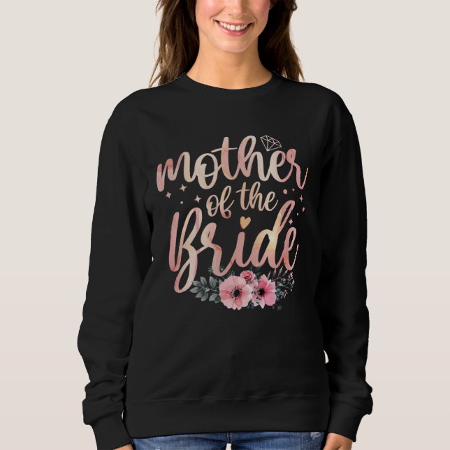 Sweatshirt Douche de mariage pour maman maman de la part de l (Devant)
