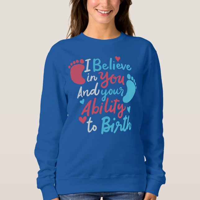 Sweatshirt Doula Midwoman Inspiration Maman (Devant)