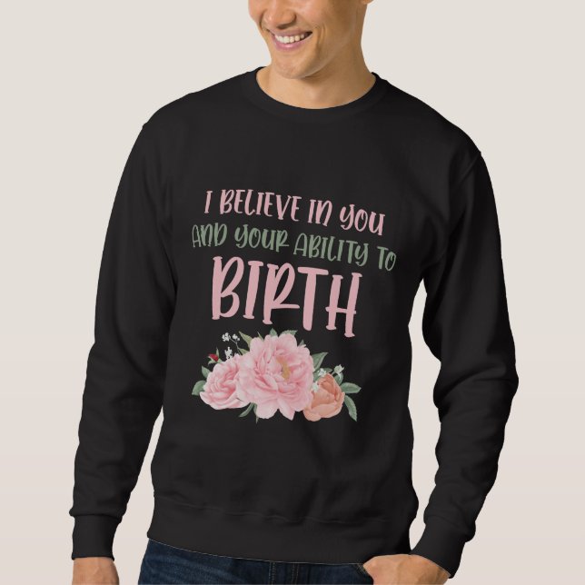 Sweatshirt Doula, petite sage-femme, bébé catcher (Devant)