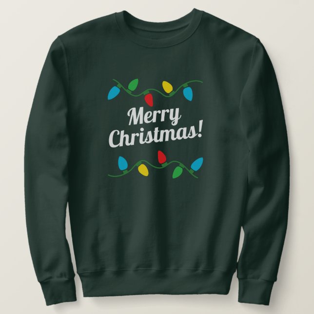 Sweatshirt Douleur de Noël moche (Design devant)