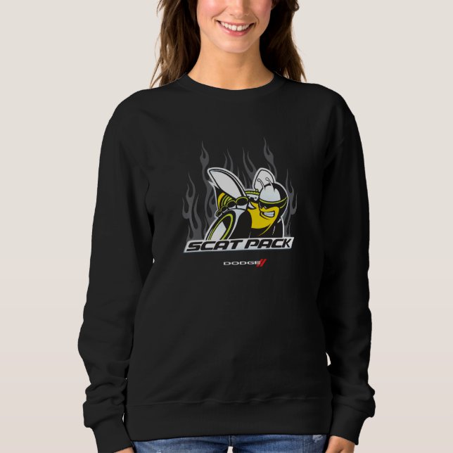 Sweatshirt Douleur Dodge Scat Pack Flames (Devant)