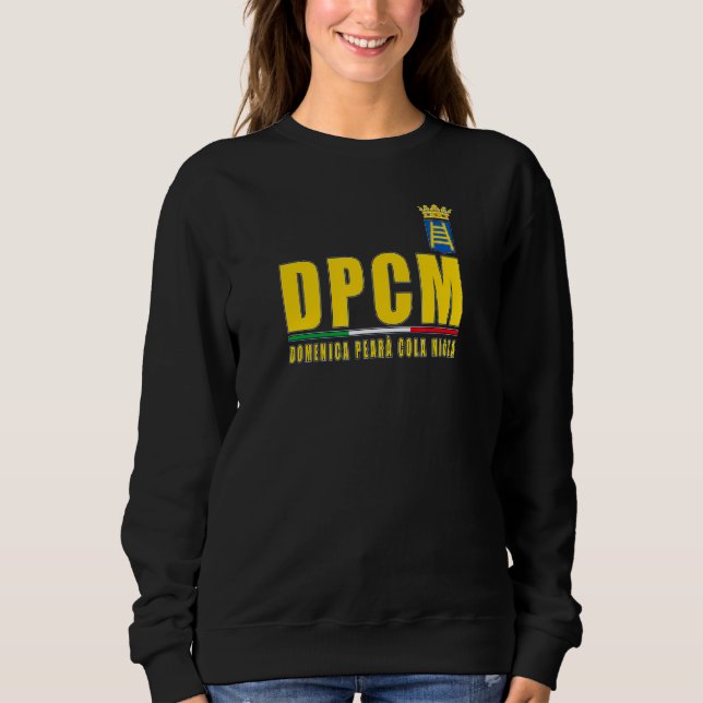 Sweatshirt Dpcm Dimanche Pearà Cola Miola Verona Hellas Fans  (Devant)