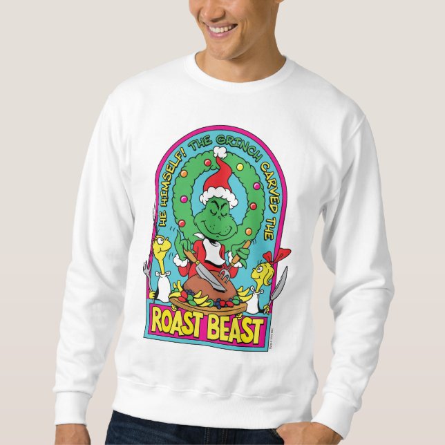 Sweatshirt Dr. Seuss | Graphique de Bête Rôtie (Devant)