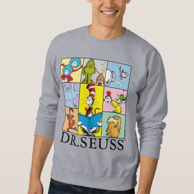 Sweatshirt Dr Seuss | Graphique Histoires (Devant)